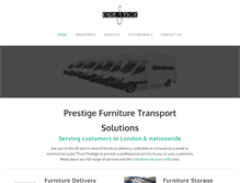 Tablet Screenshot of prestigetrans.co.uk